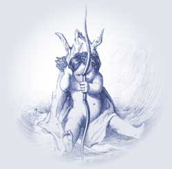 Cupid Drawing an Arrow